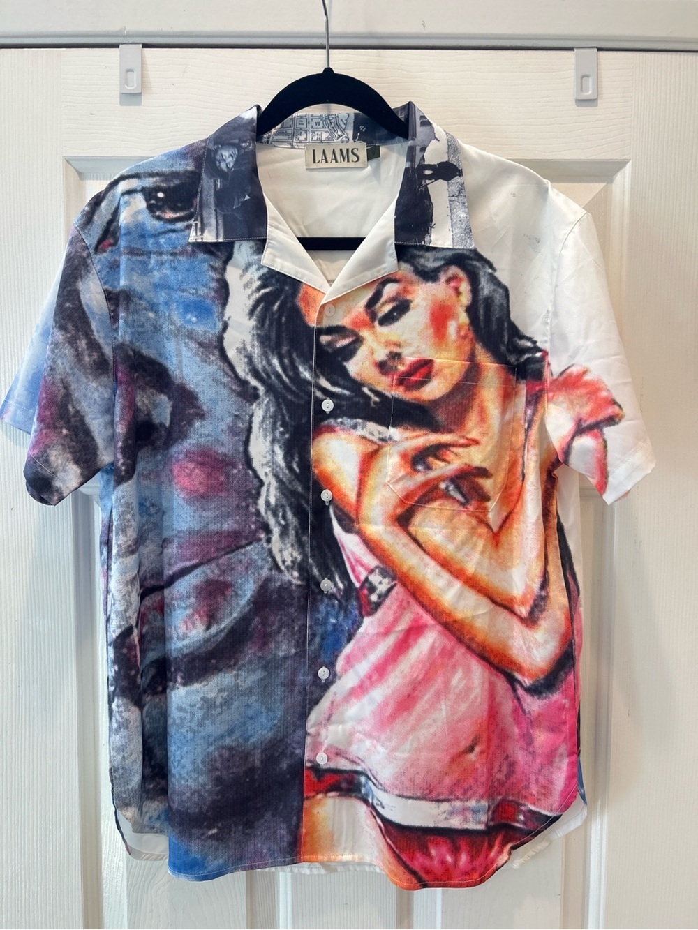 LAAMS NYC Graphic T-Shirt Men’s Size M Streetwear Rare Sold Out Like New - Picture 2 of 5
